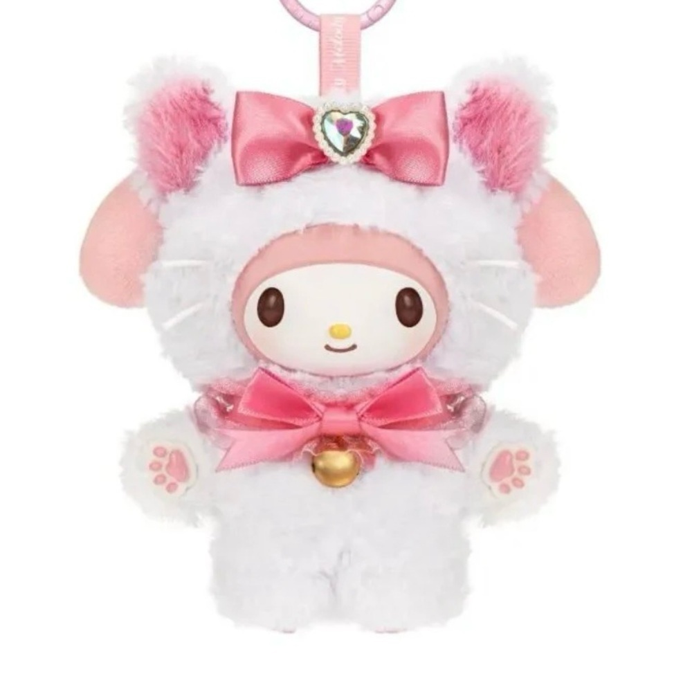 Sanrio Characters Shining Meow Series Vinyl Plush Pendant - My Melody
